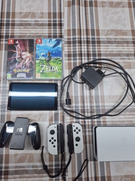 Nintendo Switch Oled+Zelda Botw и Pokemon Sp
