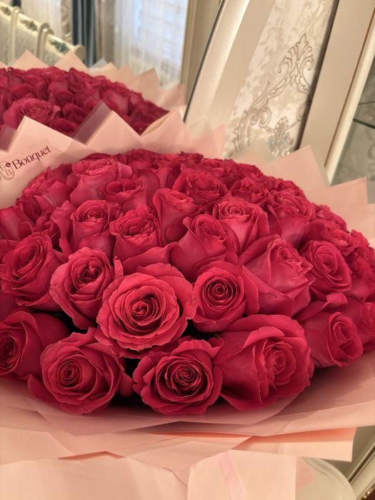 Цветы  роза крас