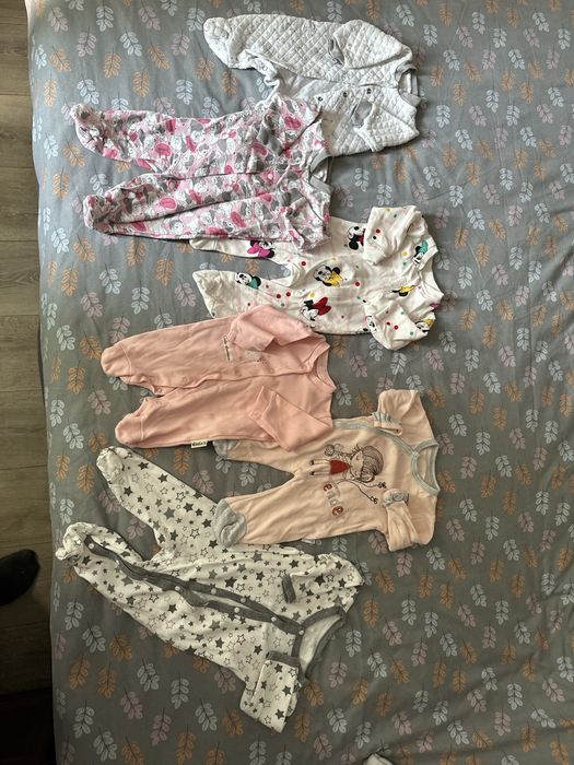 2 пакета вещей на девочку от 0 до 9 мес