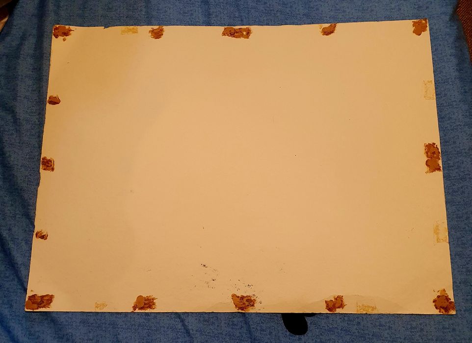 Tablou : pictura pe coala semnat JJF