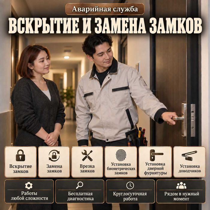 Аварийное вскрытие_замена замков_врезка_ремонт_дверей_сейф_открыть