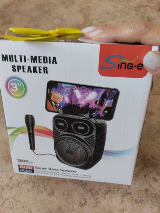 Колонки с микрофоном 120 шт