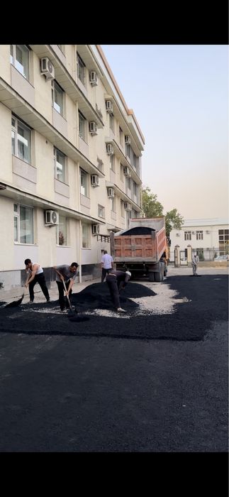 Нархлар Тушди Асфальт килиш ишлари Асфалт