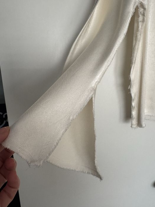 Bluza Zara crem din vascoza matimea m noua