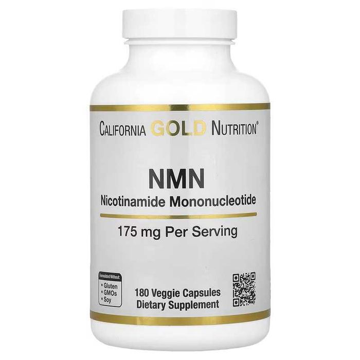 California Gold NMN никотинамид мононуклеотид 60 и 180 капсул