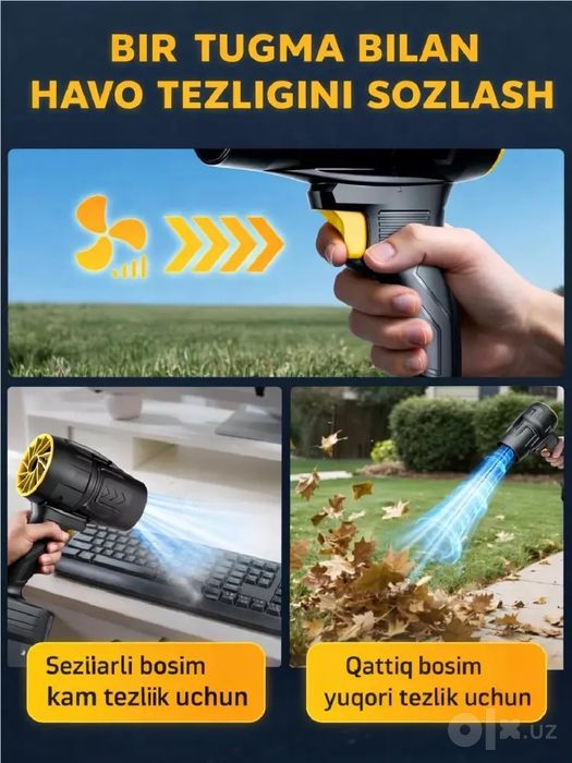 48 V Yaproq puflagich simsiz
