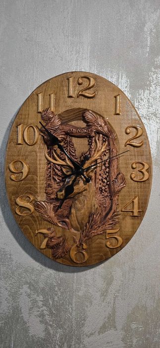 Дървени стинни часовници различни модели