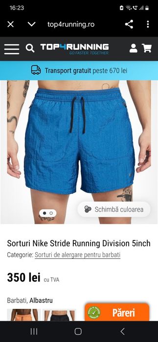 Pantaloni scurti alergare Nike Running