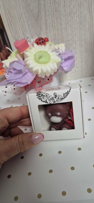 Martisoare handmade din ceara de soia