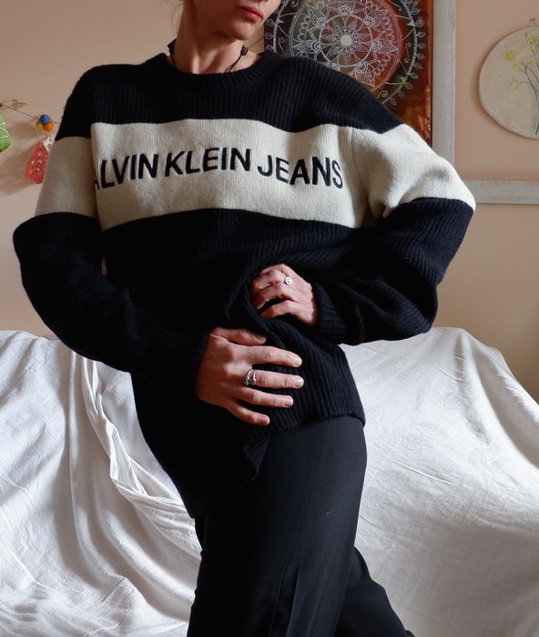 Вълнен пуловер Calvin Klein