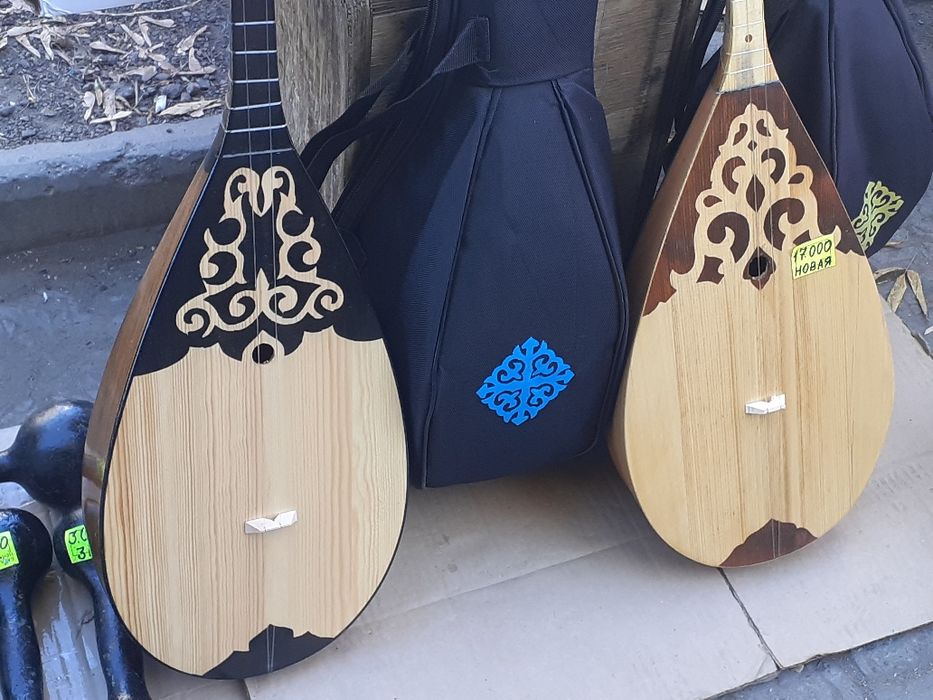 Национальный инструмент домбра и чехол