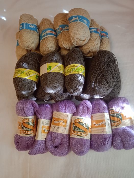 Пряжа чистошерстяная, полушерстяная производства,"Италия" ,"Алжир"