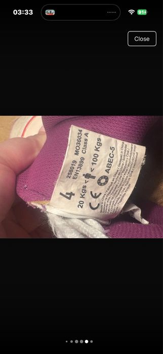 Role cu 4 roți ( No Fear Retro Quad Roller Skates)