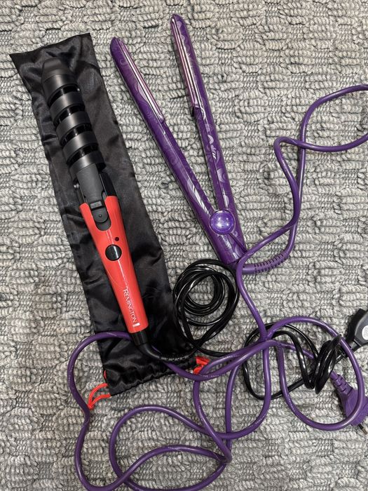 Маша за коса ( спирали ) Remington и Преса GHD