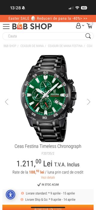 Ceas festina chronograph