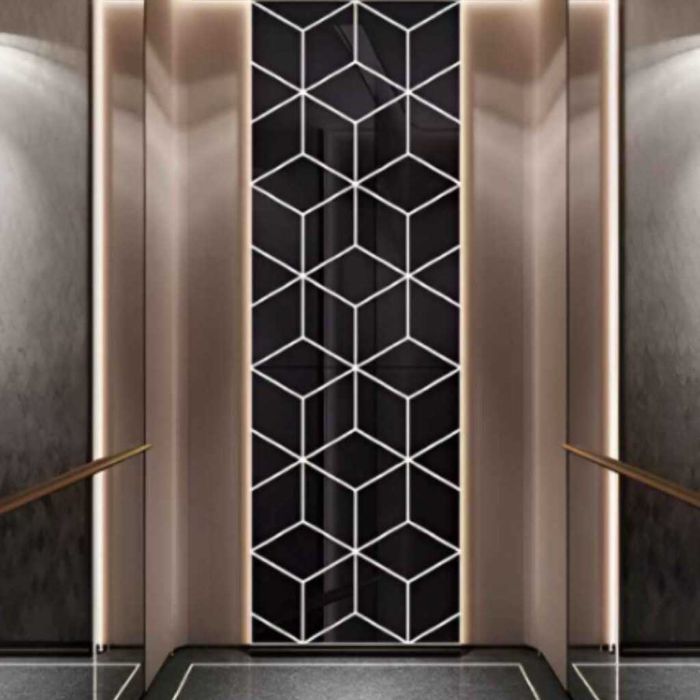 Комплект от 32 самозалепващи се огледала за стена с форма на ромб