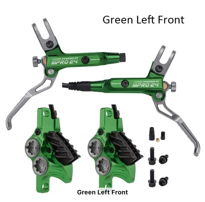 -55%Намаление Мощни 4 бутални хидравлични спирачки за велосипед колело