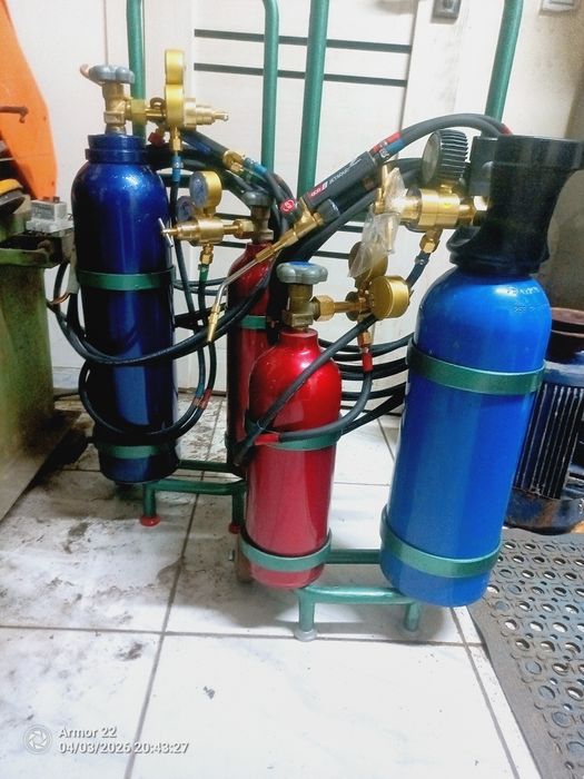 Газосварочный пост на тележке