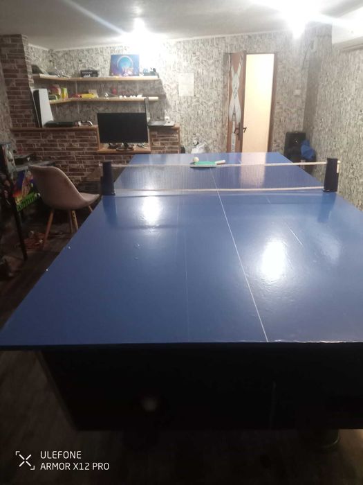 Билярд и тенис 7 фута | 7 FT |   2 в 1 едно