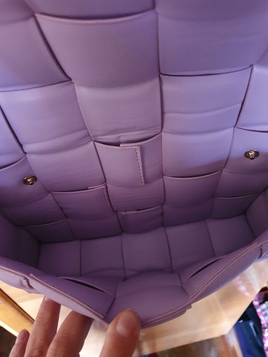 Geantă de umăr lila, nouă