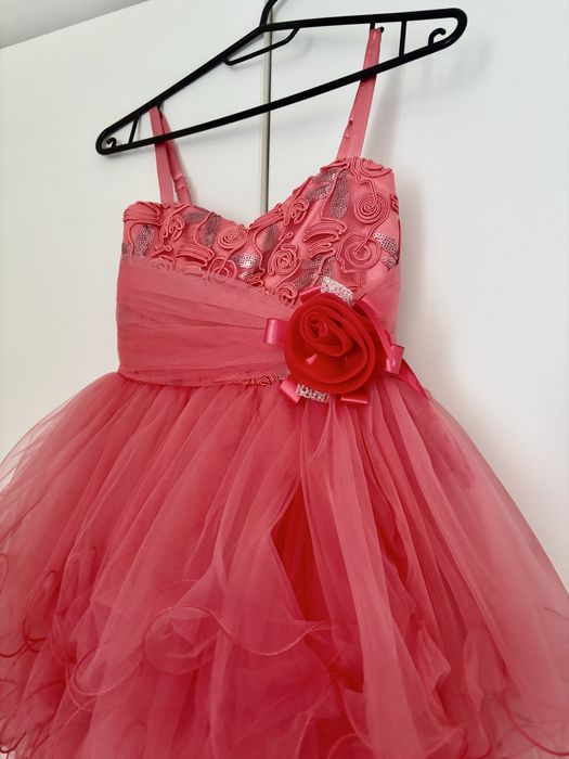 Rochie roz somon copii