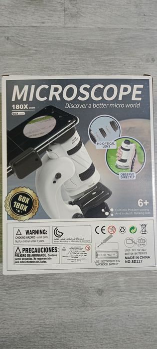 Портативный Микроскоп для детей.