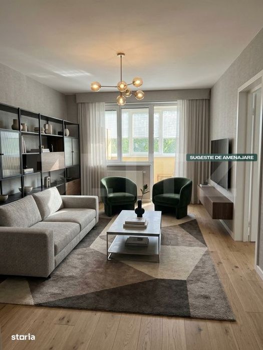 Apartament 3 camere, semidecomandat, localizat central