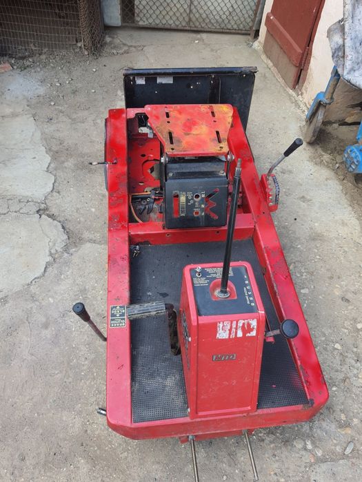 Sasiu tractoras gazon, proiect motocultor