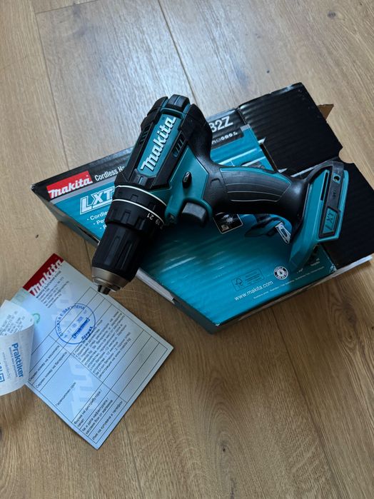 Makita DHP482Z 18V LXT – чисто нова, неизползвана + батерия и зарядно + гаранция