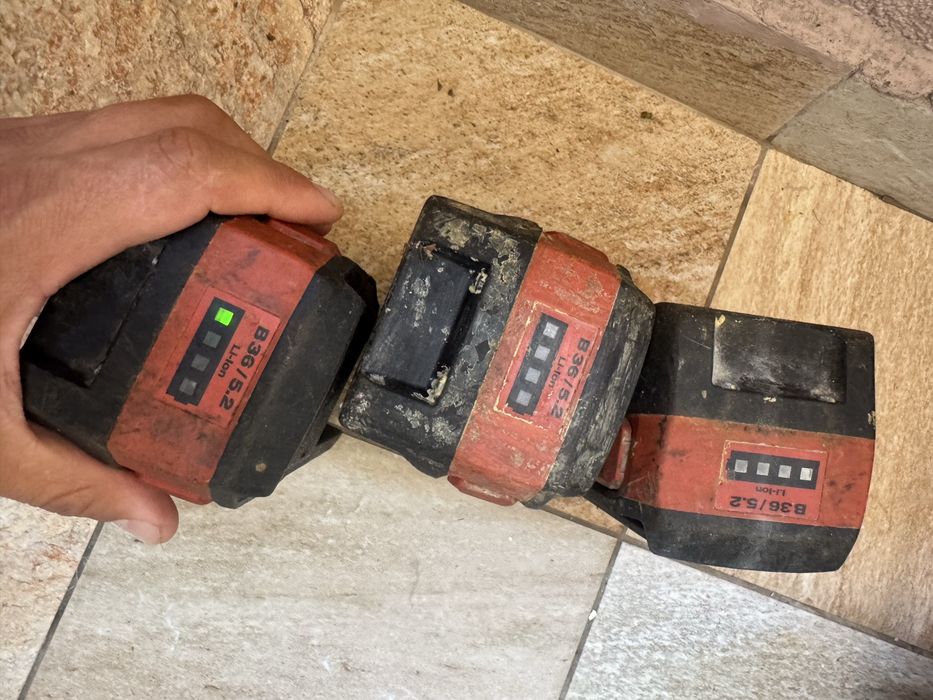Baterii hilti 36volti defecte