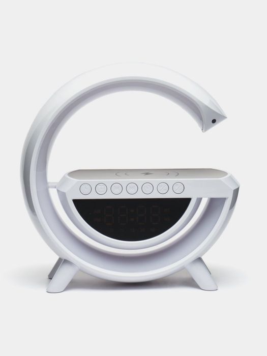 UV LED Stol Lampa 3in1 — Budilnik + Zaryadka + Sensor Yorug‘lik