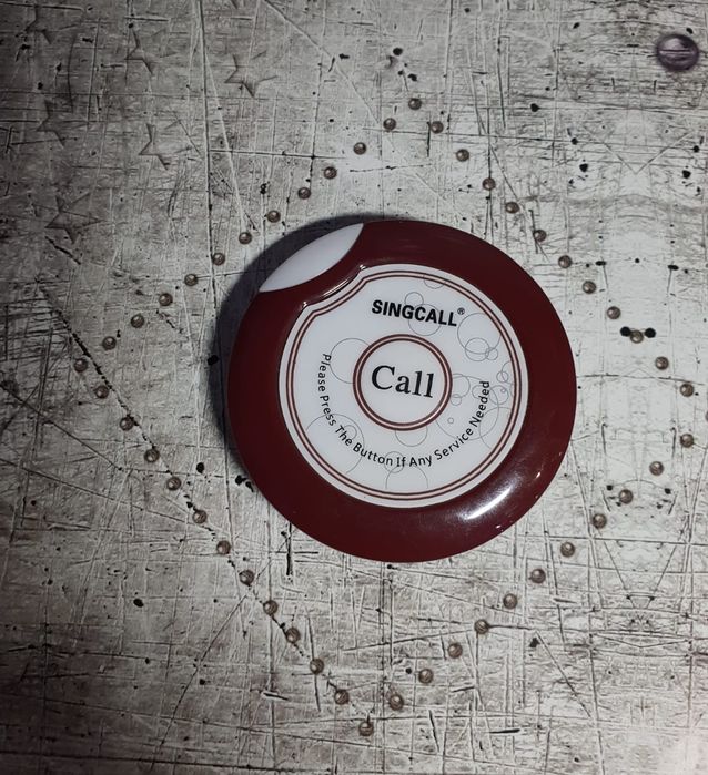 Кнопка вызова официанта. Система вызова персонала.