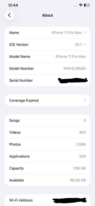 iPhone 11 Pro Max, 256GB, Gold