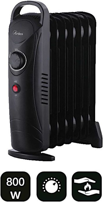 Мини електрически маслен радиатор Ardes AR4R07M2 800W, 25 м³