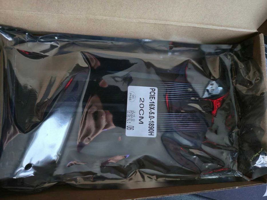 Riser PCIe 5.0 x16, 200mm, JEYI Black