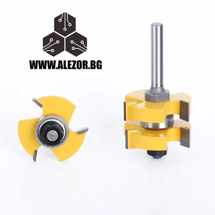 Фрезери нут - перо комплект, захват 8мм, детайл до 32 mm, 20200030