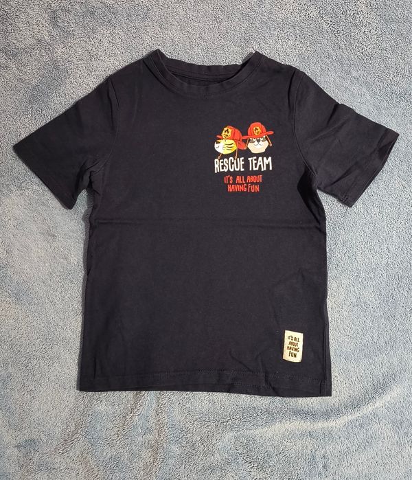 Set 3 tricouri pompieri, C&A, marimea 116