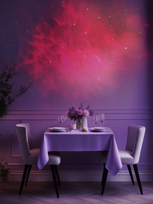 Ночник проектор космонавт звездное небо детский