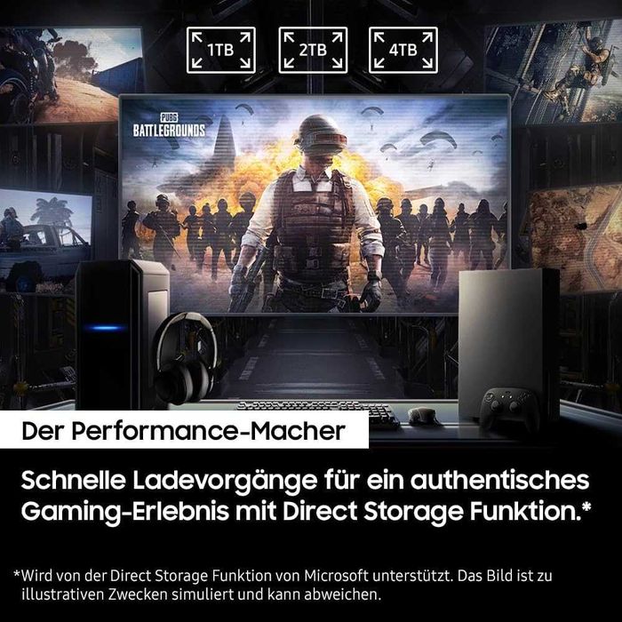 Нова Памет Samsung SSD 990 PRO 4TB PCIe 4.0 NVMe 2.0 M.2 MZ-V9P4T0BW