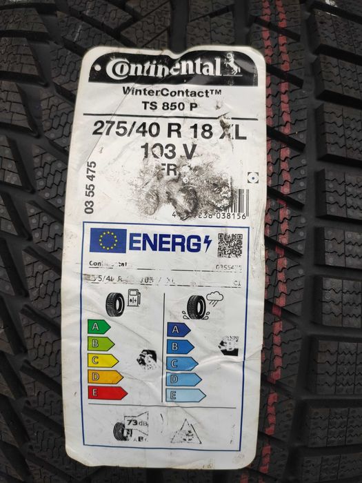 2бр Нови Зимни гуми 275 40 18 - Continental