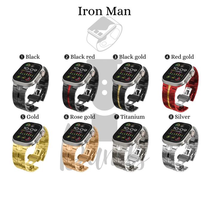 Верижка от неръждаема стомана за Apple Watch ULTRA/SE/11/10/9/8/7/6