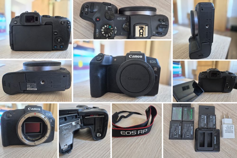 Aparat foto Canon eos R mirrorless + acumulatori si încărcător