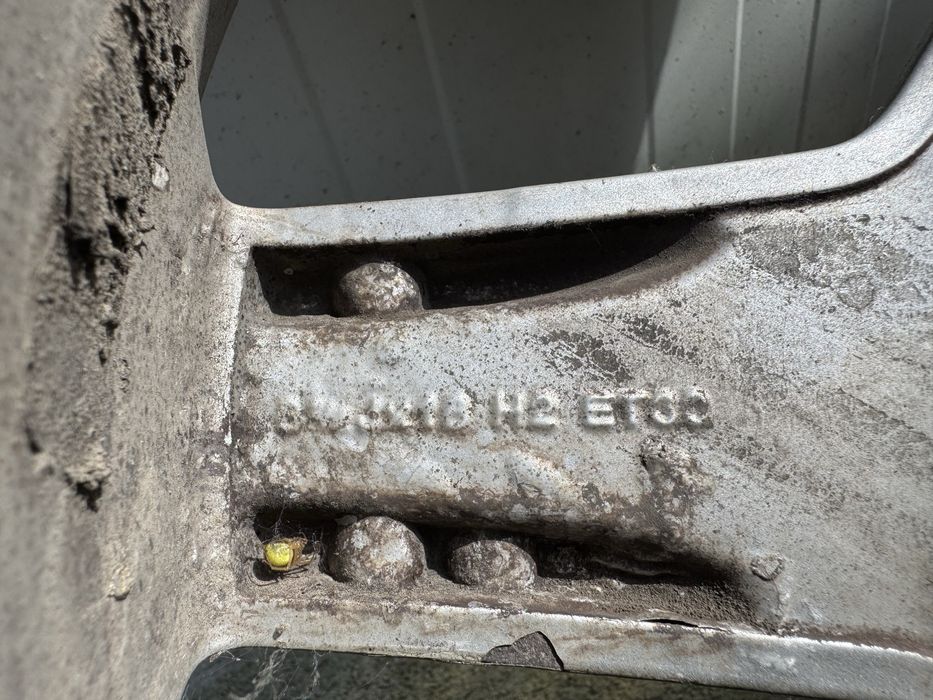 4 броя 18ки джанти CLK AMG спорт пакет 7.5J ET37 на 8.5J ET30 Mercedes