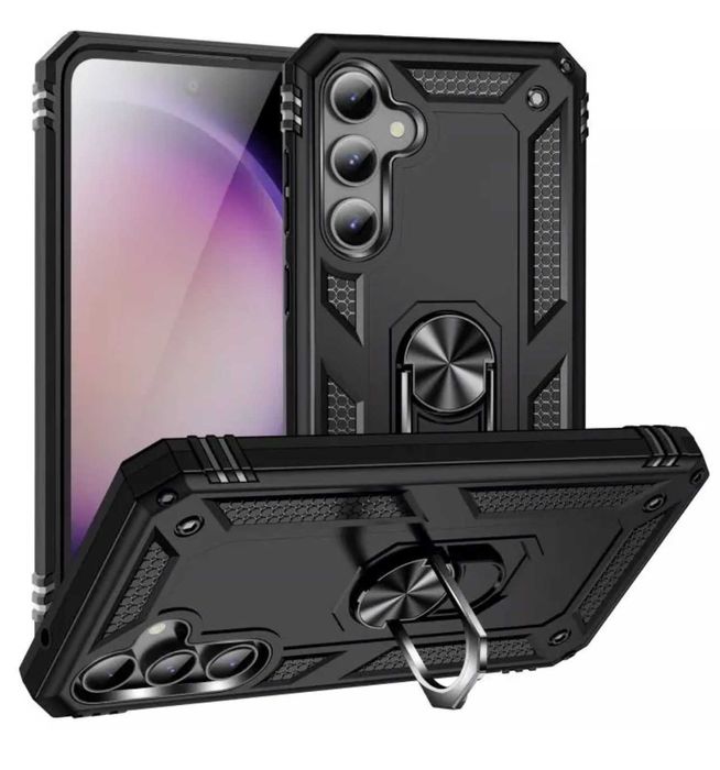 Husa antisoc hybrid ARMOR cu inel pt. Samsung Galaxy S23 FE / S24 FE