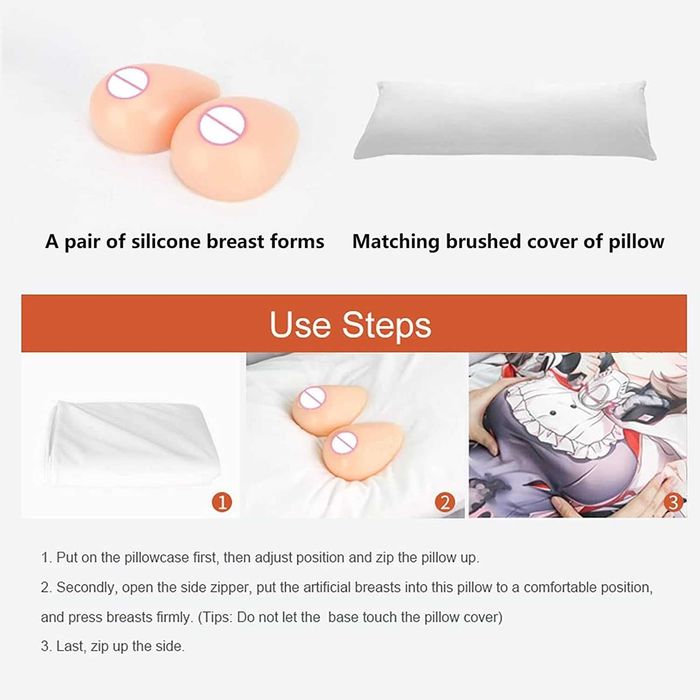 Sani de silicon pentru perna Anime Dakimakura