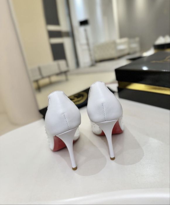 Pantofi Christian Louboutin Degastrass Perla 100 premium piele naturala pe comanda