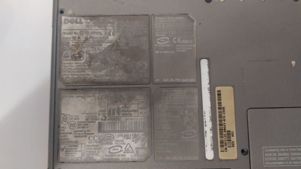 Ноутбук Dell с COM и LPT портами