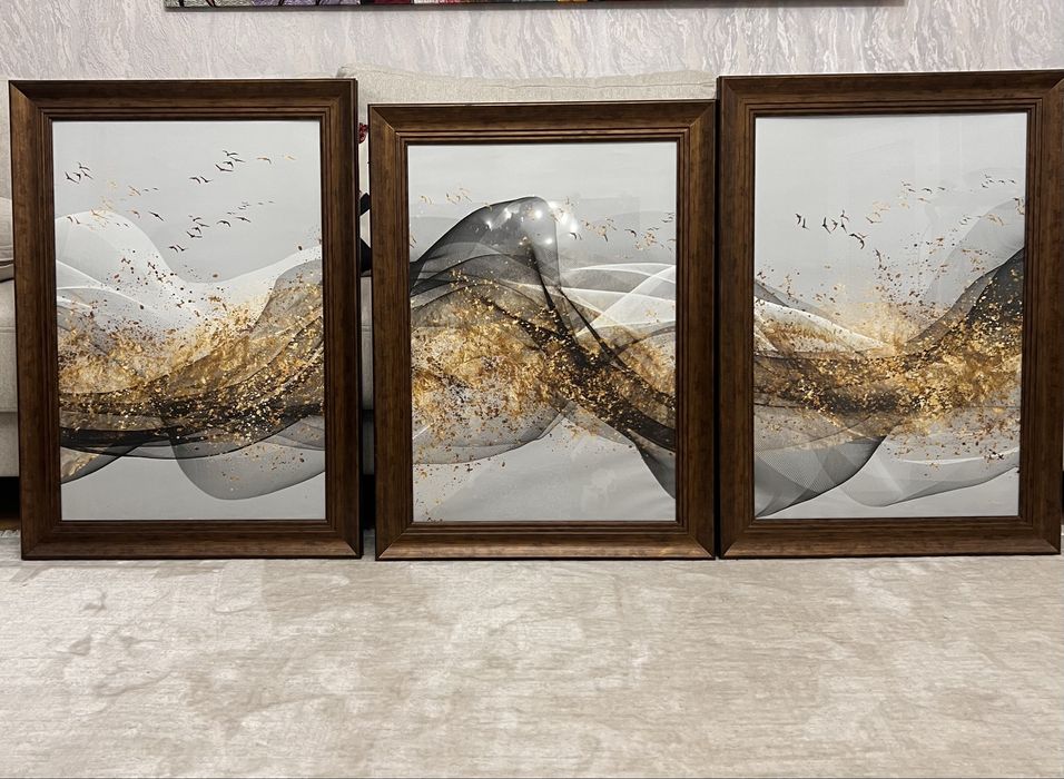 Картины триптих в раме