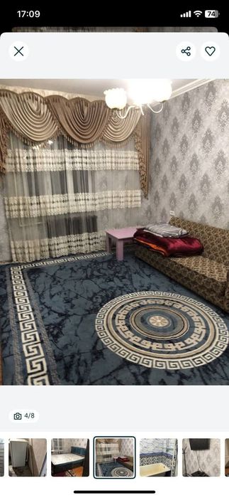 Здаецая 2 комнатная квартира массив куйлук 4