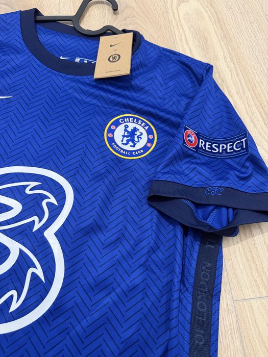 Tricou de fotbal Chelsea Fc patch Champions leagu Nike Kourt Zouma 15 marime M nou cu eticheta